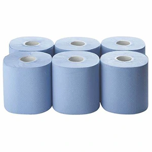 BLUE ROLL 75MM  6 PACK