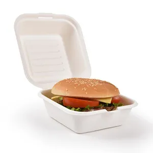 HP7 BAGASSE BURGER BOX