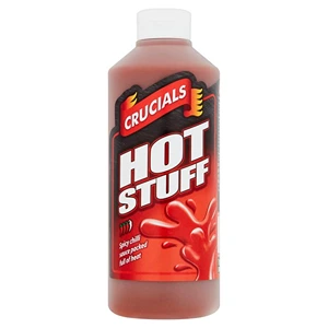 CRUCIALS SQUEEZY HOT STUFF SAUCE