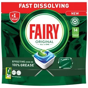 FAIRY ALL IN ONE DISH TAB 14 WASHES