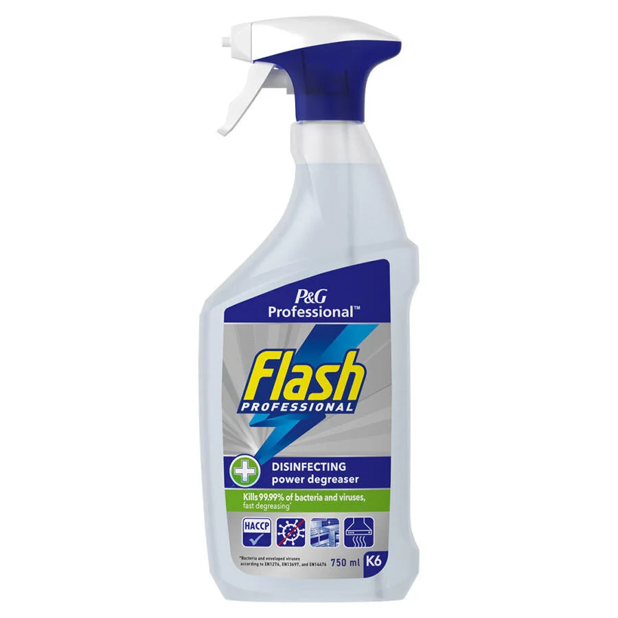 FLASH PROFESSIONAL DISH DEGREASER 6 X 750ML