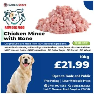 FROZEN CHICKEN MINCE WITH BONE(DOG)