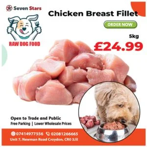 FROZEN CH BREAST FILLET CHUNKS (DOG)