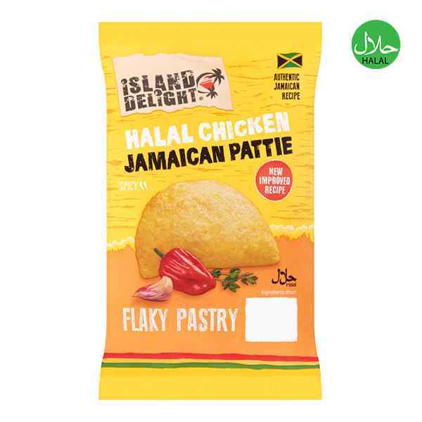 JAMAICAN HALAL CHICKEN PATTIE 140G X 24