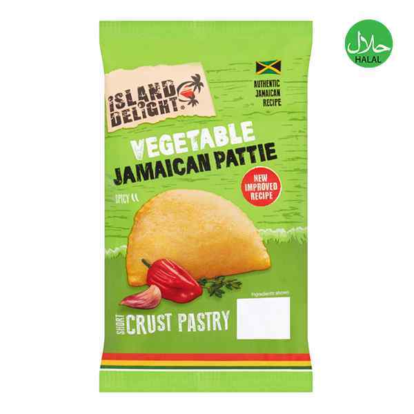 JAMAICAN VEGETABLE PATTIE 140G X 24