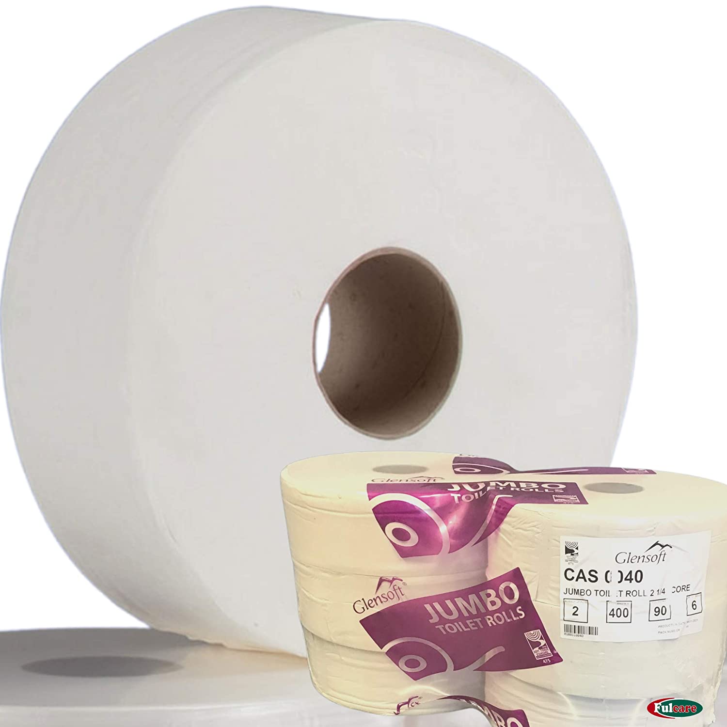 JUMBO COMMERCIAL TOILET ROLLS 6 PACK