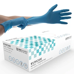 POWDER FREE NITRILE GLOVES (LARGE)