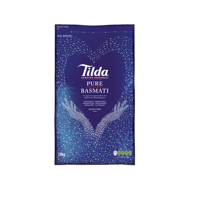 TILDA BASMATI RICE (BLUE)-20KG