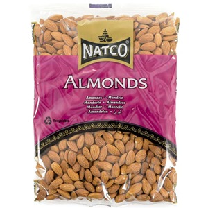 NATCO WHOLE ALMONDS 750g