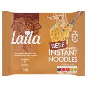 LAILA BEEF INSTANT NOODLE 1 x 65g