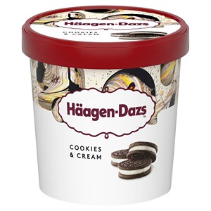 HAAGEN DAZS COOKIES AND CREAM 460ml