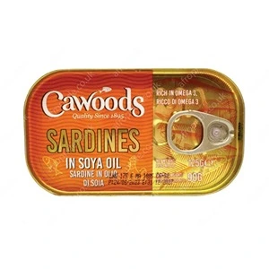 CAWOODS SARDINES IN SOYA OIL