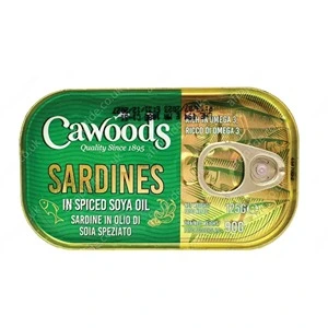 CAWOODS SARDINES IN SPICED SOYA OIL