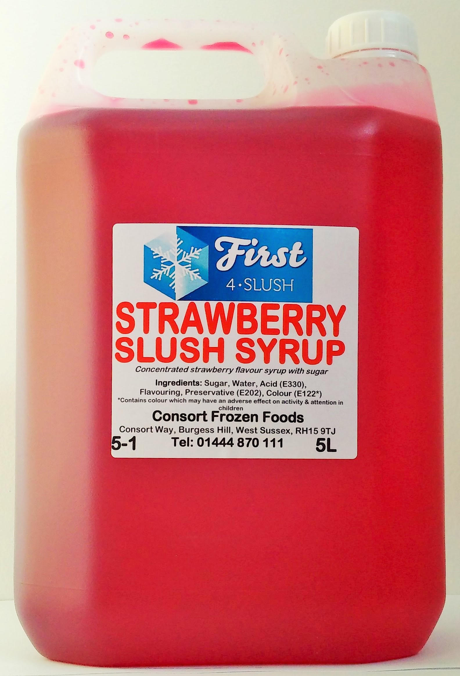 SLUSH STRAWBERRY 5LTR